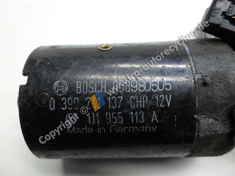 VW GOLF IV 1J BJ1998 WISCHERMOTOR VORN 1J1955023A BOSCH 0390241137